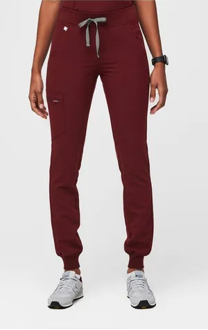 Figs Maroon Zamora Joggers Scrub Pants thumbnail 1