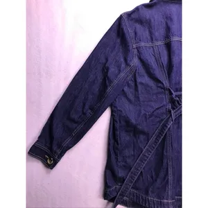 Cabi‎ Denim Jacket Womens XL Blue Belted Button Front Chore Coat Classic thumbnail 8