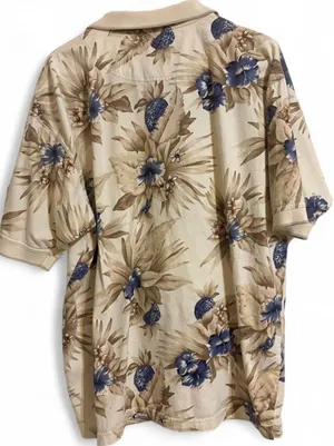 Kaylua Bay Resort Wear Men's Tropical Hawaiian~Aloha Polo Shirt SZ XL thumbnail 2