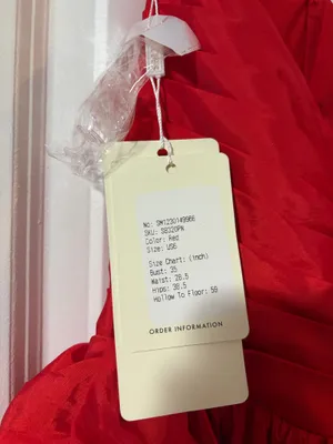 Stacees Prom Dress Red Size 6 thumbnail 5