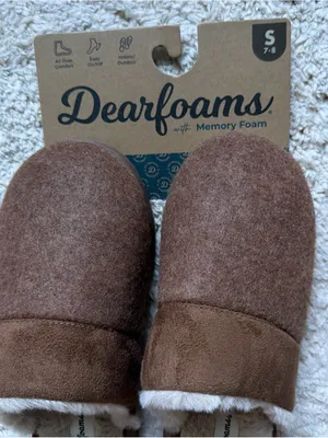 Dearfoams Cozy Comfort Women's Size S (7-8) Microsuede Moc Toe Scuff Slippers thumbnail 13