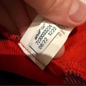Aerie‎ Red & Navy Blue Buffalo Check High Rise Pajama Shorts Sz M thumbnail 6