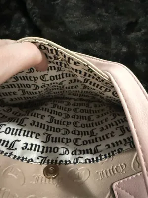 Juicy Couture Fashionista Tote, Sand Stone pink tan bag purse thumbnail 7