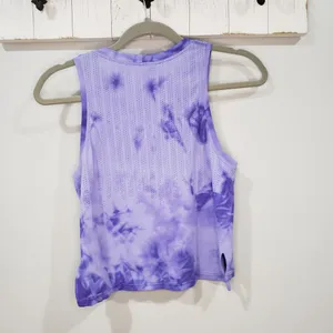 Lululemon Train to Be Tank Top Rain Stripe Marble Dye Charged Indigo Medium thumbnail 3