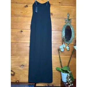 Lulus Sensational Beauty Black Strapless Maxi Dress Bridesmaid Holiday Medium thumbnail 6