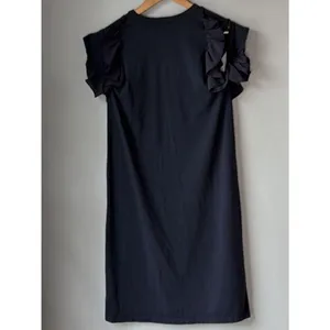 Anthropologie CLU Cotton Silk Jersey Flutter Sleeve Dress thumbnail 2