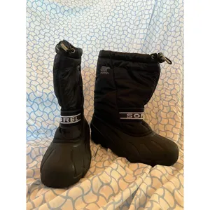 Sorel Snow Boots Unisex Black 1287921011 Size 5 Lace Up Excellent Condition thumbnail 4