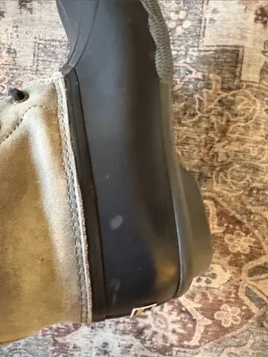 Sperry  Black Rubber Duck Boots with Gray Suede Upper thumbnail 10