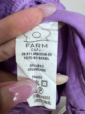 Farm Rio Puff Sleeve Linen Blend Mini Dress thumbnail 9