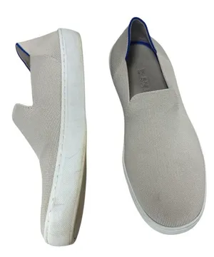 Rothy’s The Original Slip-On Sneaker Off-White/ Light Gray Sz 10 thumbnail 1