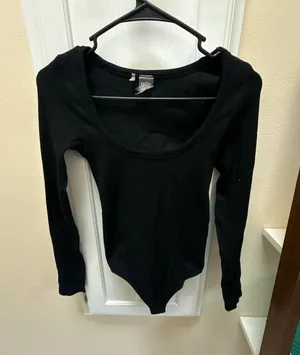 Sunday Best Sinch Seamless Ribbed Long Sleeve Scoop Neck Bodysuit thumbnail 1