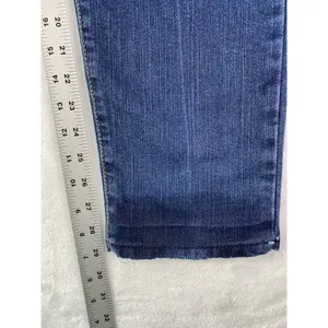 LEVI'S Womens's Classic 512 Slim‎ tapered medium jeans raw hem sz 10M thumbnail 5