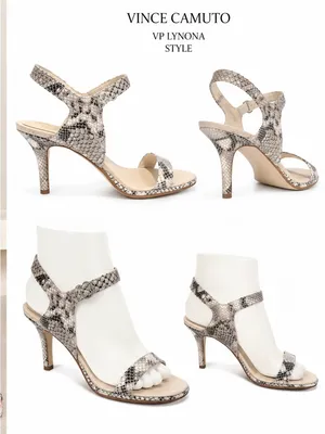 Vince Camuto Snake-Print Ankle-Strap Heels NWT thumbnail 5
