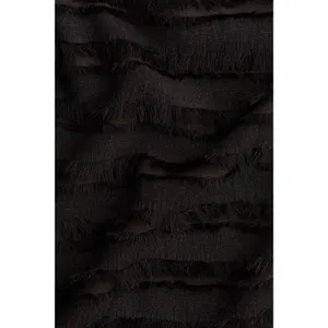NWT H&M Dark Brown Fringe Maxi Pencil Skirt thumbnail 8