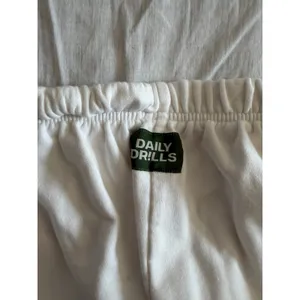 Daily Drills Made in USA Cotton Sweatpants XS/S White Logo Pants Joggers thumbnail 4