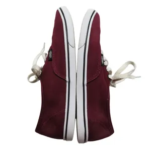 Vans Classic Low Top Skate Shoes Maroon Burgundy Sneakers Size 7.5 thumbnail 6