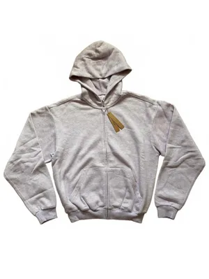Skims Cotton Fleece Classic Zip Up Hoodie Purple Heather Women's Size XS NWT thumbnail 2