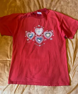 Vintage red Endless Designs Tshirt Size XL thumbnail 2