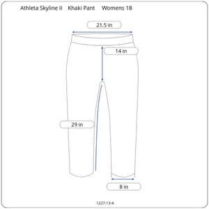 Athleta Skyline Pant II Womens 18 High Rise Paperbag Waist Straight Fit Slim thumbnail 9