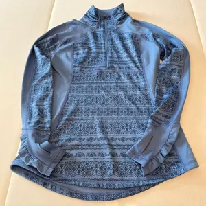 Calia by Carrie‎ Underwood quarter zip pullover. Baby blue size medium. Preowned thumbnail 3