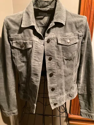 Gap Gray Corduroy Jacket Sz. S thumbnail 1