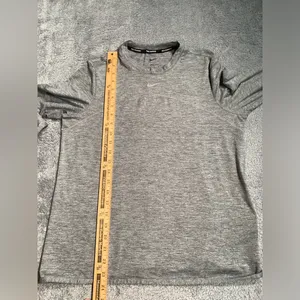 Nike running dri-fit long sleeve gray shirt small thumbnail 9