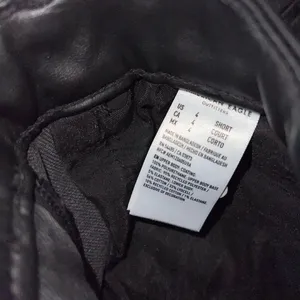 American Eagle Vegan Leather Ankle Straight Jean Size 4 Short New with tags thumbnail 11
