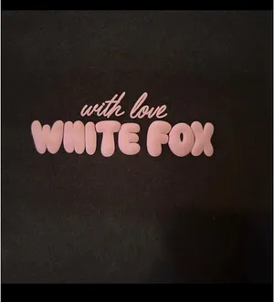 White fox hoodie Gray thumbnail 3
