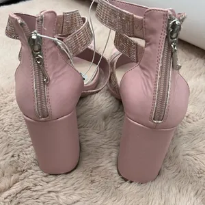 Juicy Couture blush Macarena strappy blocked heel sandals thumbnail 4