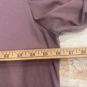 Philosophy Republic Clothing Mauve Ribbed Puff Sleeve Top Small thumbnail 4