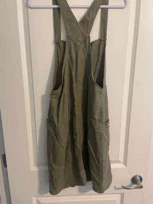Bohme olive overall dress  thumbnail 2