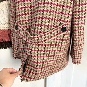 & Other Stories Houndstooth Coat Sz 8 thumbnail 8