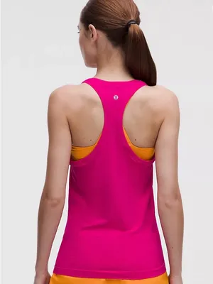 Lululemon Swiftly Tech Raceback Pink Performance Tank Top, size 4 athletic gym thumbnail 2