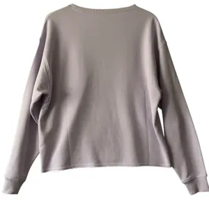 Reebok Studio Style LS Crew Sweatshirt Women's Medium Training Purple‎ Sporty thumbnail 3