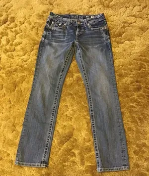 Miss me easy cropped faded jeans thumbnail 10