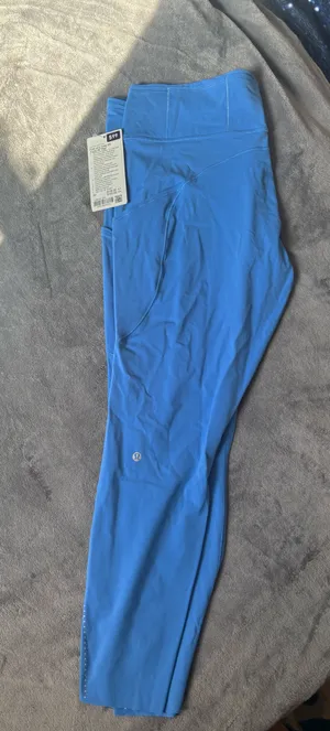 Lululemon Fast Free HR Tight Reflective 28" Blue Nile Size 20 thumbnail 4