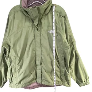 The North Face‎ Hyvent Jacket Womens L Green Nylon Waterproof Hiking Outdoors thumbnail 9