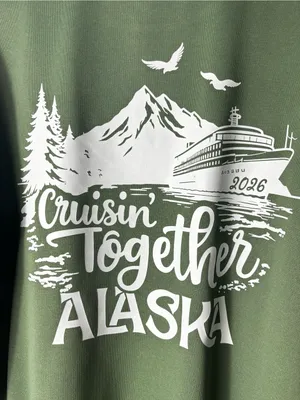 Alaska Cruise Graphic Sweatshirt Cruisin Together 2026 L thumbnail 6