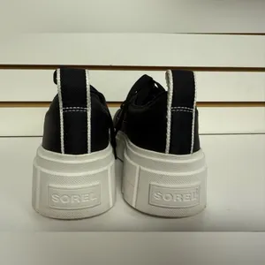 Sorel Caribou X Waterproof Chunky Platform Sneaker Size 9 Black & White Leather thumbnail 4