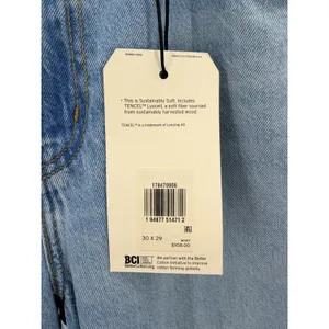 Levi's Premium High Loose‎ Taper Jeans 30x29 Light Wash TENCEL NWT thumbnail 7