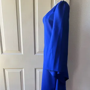 No Comment Chic One-Shoulder Royal Blue Dress thumbnail 6