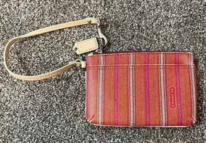 Coach Striped Wristlet‎ thumbnail 1