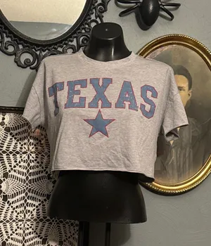 Texas gray Social Culture PacSun Top thumbnail 1