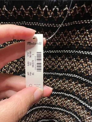 Madewell Black Smocked Bodice Puff-Sleeve Mini Dress‎ thumbnail 3