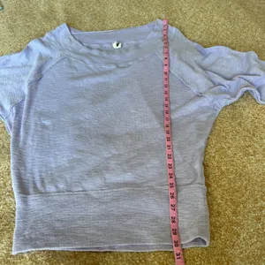 We The Free Free People Lavender Slub Knit Dolman Sleeve Boat Neck Top Medium thumbnail 8