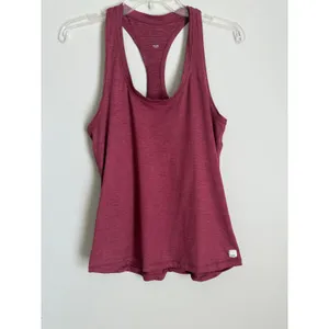 Vuori Lux Racerback Performance Tank Top Burgundy Women's Size Med Heathered thumbnail 2