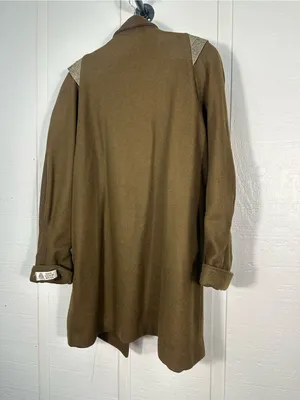 David Benjamin Vintage Olive Green Coat Size 14 EUC thumbnail 5
