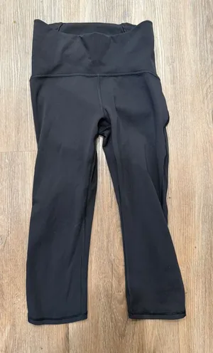 Lululemon Train Times‎ Crop (17") Black size 4 thumbnail 1
