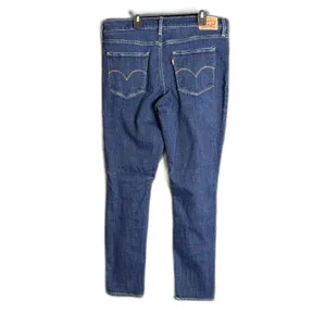 Levis 311 Womens Size 32x30 Shaping Skinny Jeans Distressed Dark Wash Stretch thumbnail 3