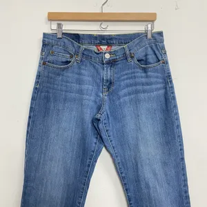 LUCKY BRAND Fluer Easy Rider Denim Women Sailor Jeans Sz 8/29 Mid‎ Rise Whiskers thumbnail 4